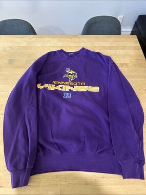 Minnesota Vikings Purple Crewneck Sweatshirt